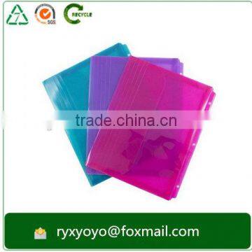 Wholesale a4 pp Clear Plastic Office Document File Holder With Punched 3 Hole photo-3