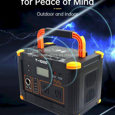 COOLADEA Waterproof Camping Solar Portable Power Station Generator 1000W photo-5