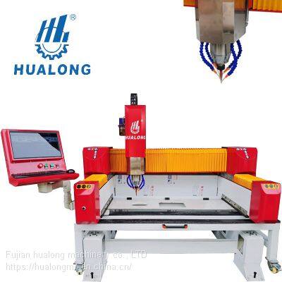 Hualong machinery high efficiency cnc Granite Marble slab Countertop Sink Hole cut out router cutout Cutting Machine