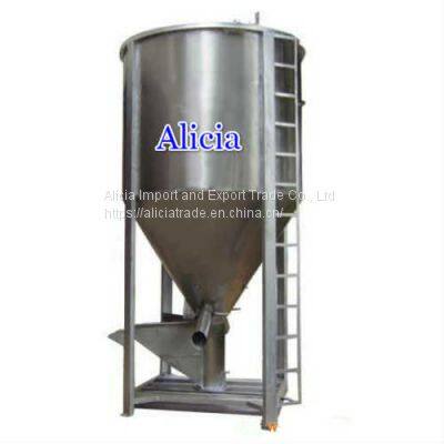 Vertical plastic granule screw mixing mixer  machine with screw loader