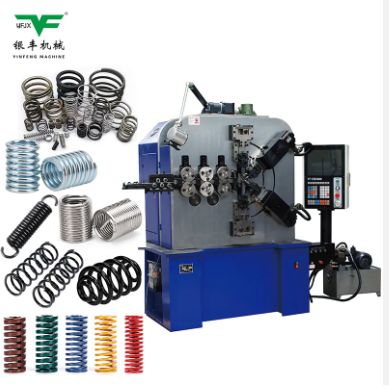 Yinfeng CNC-8680 6 axces Wire diameter 3-8mm cnc spring machine spring coiling machine,cold coiling spring making machine