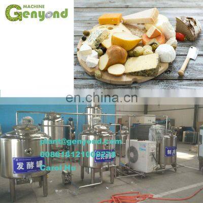 GENYOND Shanghai Factory Soft Hard Feta Mozzarella Cheddar Cheese Vat Press Cooking Equipment Making Machine Production Line photo-5
