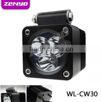 NEW high power 30W Led work light,3*10W Work lamp with pencil beam