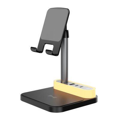 Multi-function All-in-one Desk Lamp Wireless Charger 15W Magnetic Wireless Charging Station for Apple 12 13 14 15 Pro Max