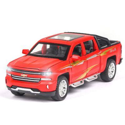 1:32 Car Model Toy Solander Truck Diecast Car Model Pull Back Die Cast Metal Toys Collection Gifts For Kids Children photo-3
