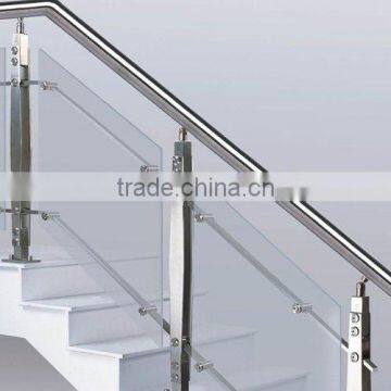 High Quality handrail glass panel for stairs