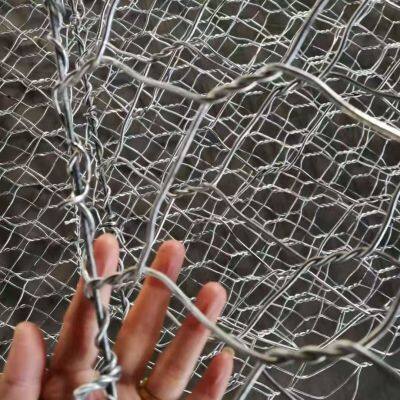 Gabion mesh river channel galvanized wire cage flood control embankment plastic-coated box mesh roll reinforced slope protection gabion mesh