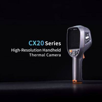 CX20 Pro Handheld Thermal Camera - 256×192 IR Detector, AI Super-Resolution 512×384, 3.5-inch HD Display