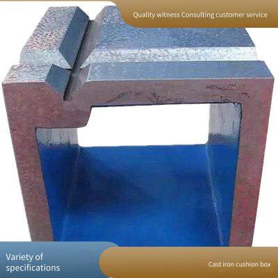 Cast Iron Square Box, Equal-height Pad Box, 90-degree Angle T-slot Inspection Square Cylinder With Good Wear Resistance photo-2