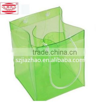 OEM / Processing high quality tote plastic PVC Red Wine Bags with fashion design