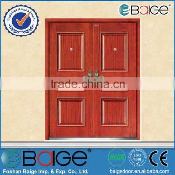 BG-AF9005 Carved Double Doors/double Entry Doors Modern/double Shed Steel Doors photo-5