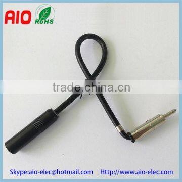 Din female jack to right angle 90 degree Din male plug adaptor cable for car FM AM antenna Aerial