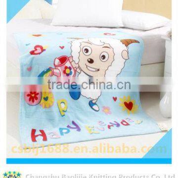 Microfiber Coral Fleece Air Condition Baby Blanket