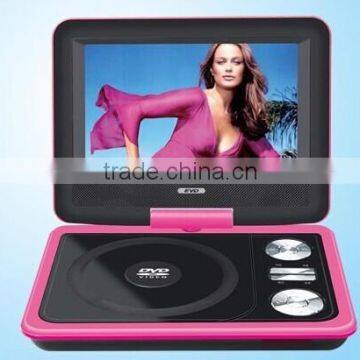 hot sellingdvd&evd portable dvd 3 in one card, USB interface, TV interface, double game interface portable dvd player