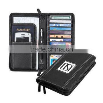 High quality travel documents organizer with phone holder