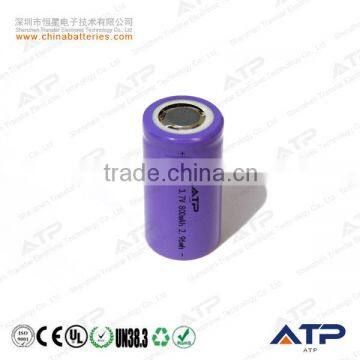 Factory price 3.7v 800mah rechargeable li-ion battery / icr 18350 battery 800mah 3.7v