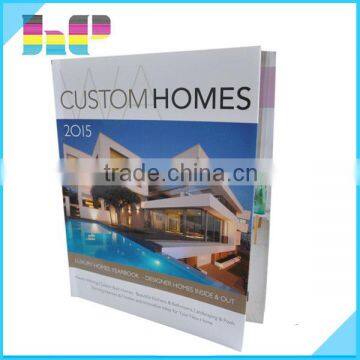 full color glue binding professional magazine printing service