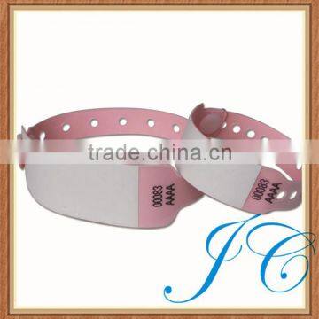 Professional waterproof medical disposable id bracelets for patients