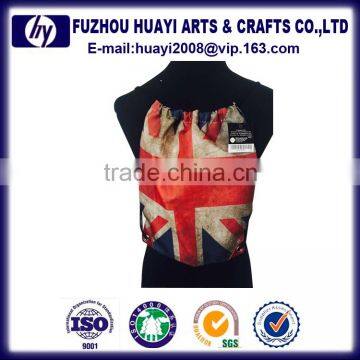 Custom Cheap Polyester Drawstring Bag Wholesale Drawstring Backpack/Promotional cotton Drawstring Bag