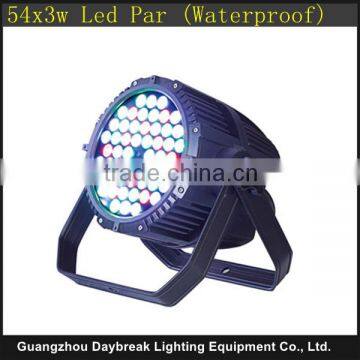 led wall wash par light outdoor waterproof led bar 54pcs 3w R G B W color mixing