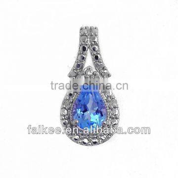 beautiful blue diamond jewelry set