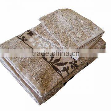 Fancy Border Towel 100% Cotton Terry Bath Towel photo-5