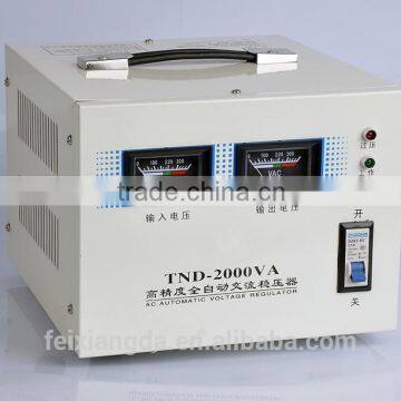 SVC High precision single phase voltage stabilizer home usage 1kva AC voltage regulator