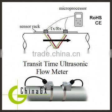 smart wireless plastic portable ultrasonic fuel consumption flowmeter