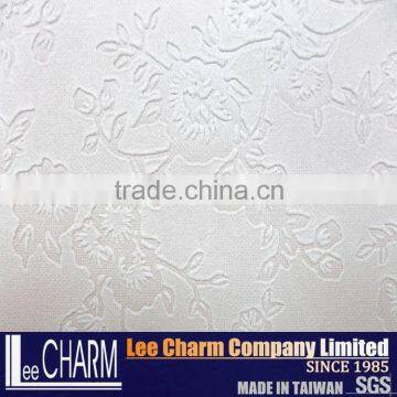 100% Polyester Flower Patten Synthetic Leather Fabric photo-6