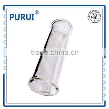 clear transparent glass pipe