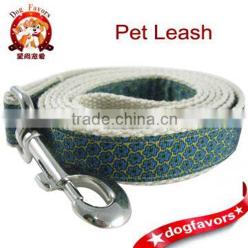 Wild Flowers cotton dog leash