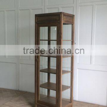 corner glass display cabinet/glass display cabinets commercial
