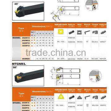 MSSNR/L lathe tool