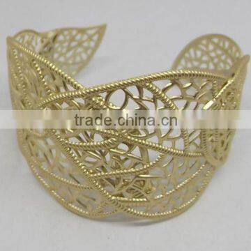 precious leaf bangle cuff