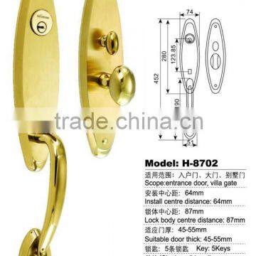 304 stainless steel casting door lock