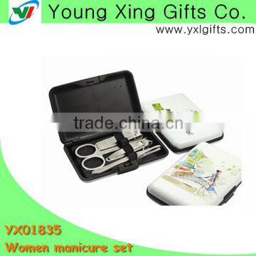 digital printing Ladies 4pcs manicure set