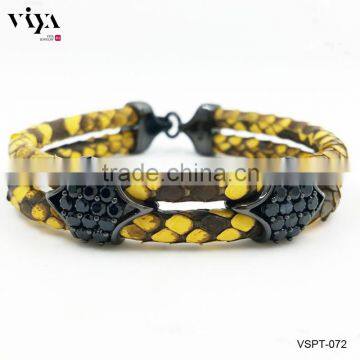 2016 Fashion Men Python Bracelet