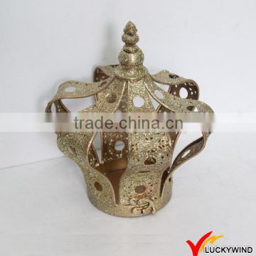 Crown Antique Metal Candle Holder for Wedding                        
                                                Quality Choice