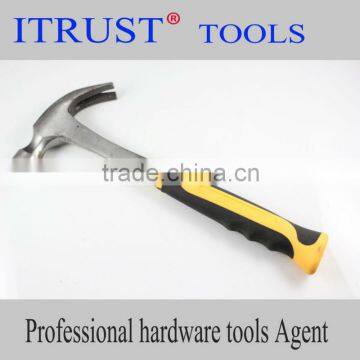 Carbon Steel Steel Handle Claw Hammer HM1077Y