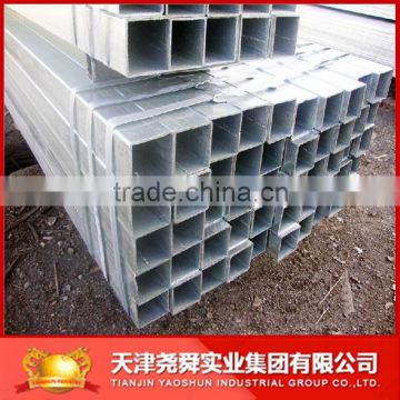 Q195 Pregalvanized square steel pipe manufacture 20x20-100x100