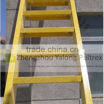 Corrosion resistant frp fiberglass stair step, anti-slip frp rungs, factory offer great price