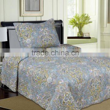 Alibaba china supplier quilts pujiang factory price printed quilts bedding sets quilts/pillowcase