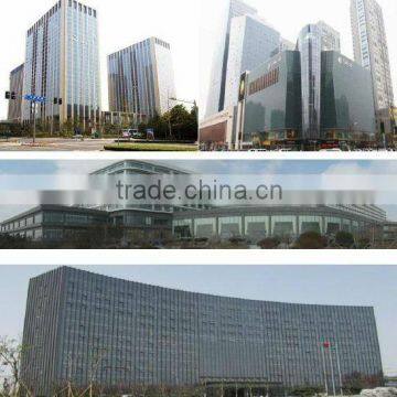 Building glass curtain wall