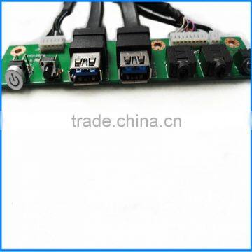 Panel USB3.0 USB2.0 HD AUDIO LED SW Cables MYD12828 photo-2