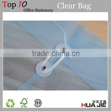Plastic Clear A4 PP File Folder Bag With Button photo-3