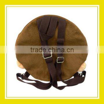 2016 New Arrival Products Bros Benson Head Embroidery Kids Children Plush Backpack photo-2