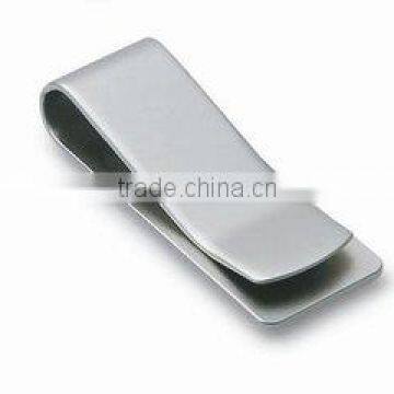 custom sheet metal stamping parts metal money clip with logo