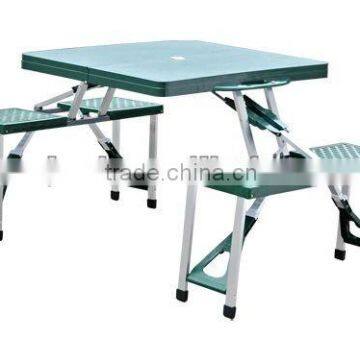 2014 High quality 4ft rectangle folding plastic table for outdoor