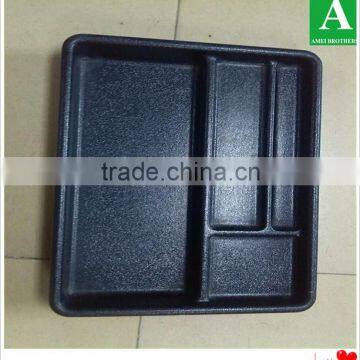 Qualified Black Color ps Chrome Plastic Thick Compartments Tray photo-2