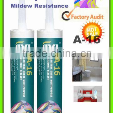 oem a16 acetate neutral glass partition enclosure silicone sealant